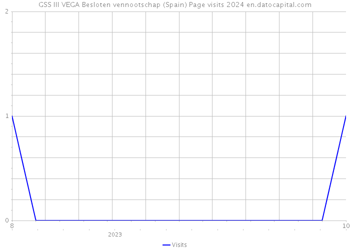 GSS III VEGA Besloten vennootschap (Spain) Page visits 2024 