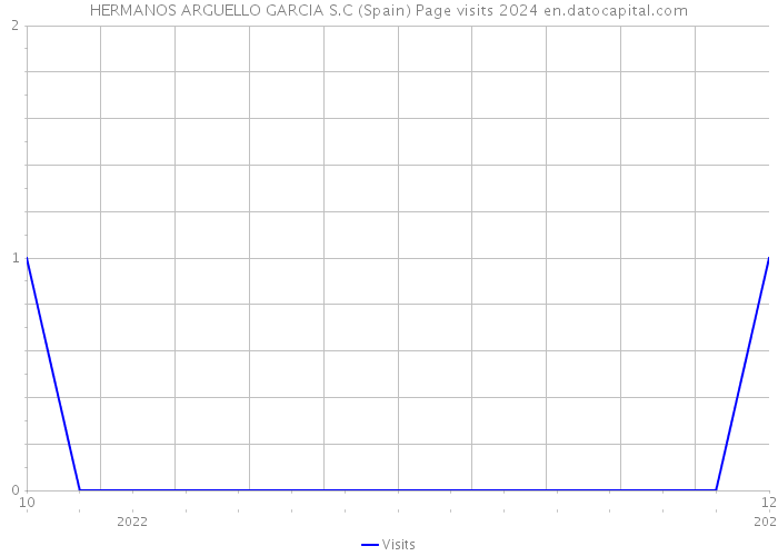 HERMANOS ARGUELLO GARCIA S.C (Spain) Page visits 2024 