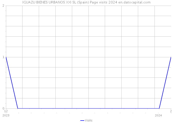 IGUAZU BIENES URBANOS XXI SL (Spain) Page visits 2024 