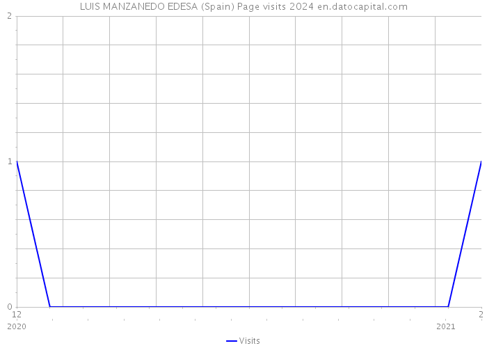 LUIS MANZANEDO EDESA (Spain) Page visits 2024 