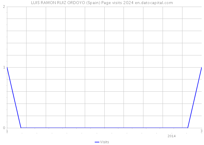 LUIS RAMON RUIZ ORDOYO (Spain) Page visits 2024 