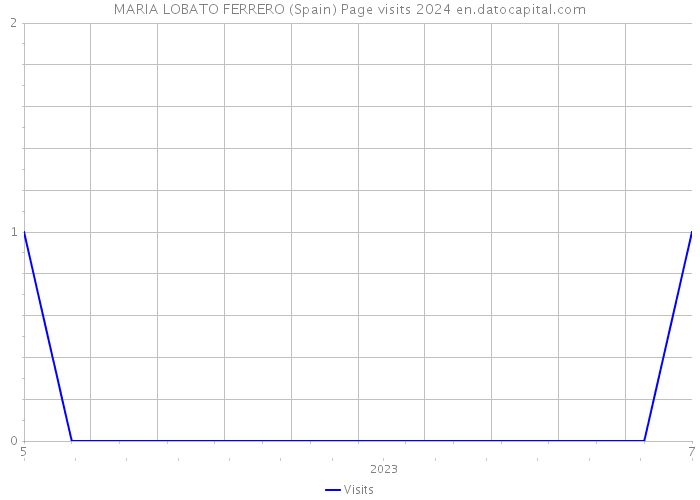 MARIA LOBATO FERRERO (Spain) Page visits 2024 