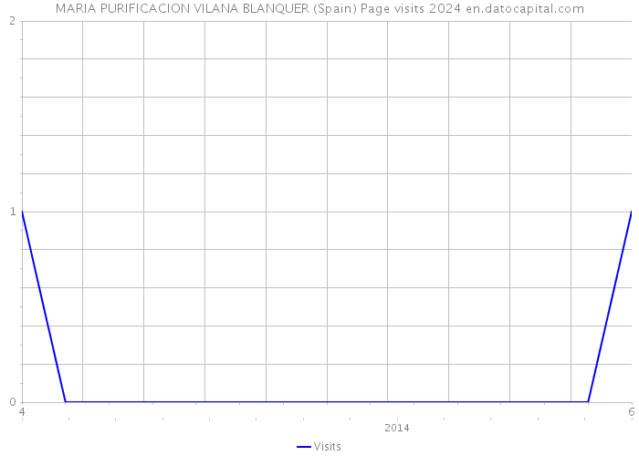 MARIA PURIFICACION VILANA BLANQUER (Spain) Page visits 2024 