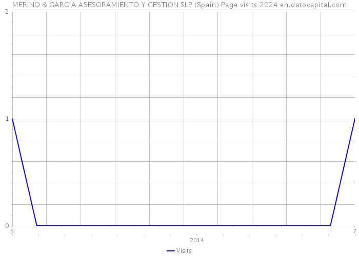 MERINO & GARCIA ASESORAMIENTO Y GESTION SLP (Spain) Page visits 2024 