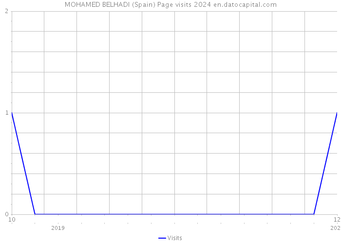 MOHAMED BELHADI (Spain) Page visits 2024 