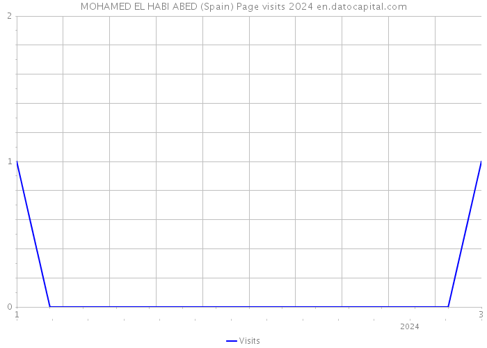MOHAMED EL HABI ABED (Spain) Page visits 2024 