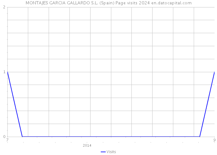 MONTAJES GARCIA GALLARDO S.L. (Spain) Page visits 2024 