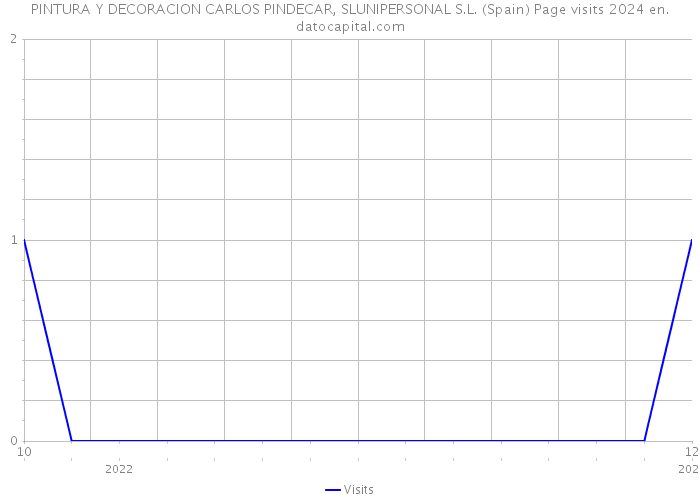 PINTURA Y DECORACION CARLOS PINDECAR, SLUNIPERSONAL S.L. (Spain) Page visits 2024 