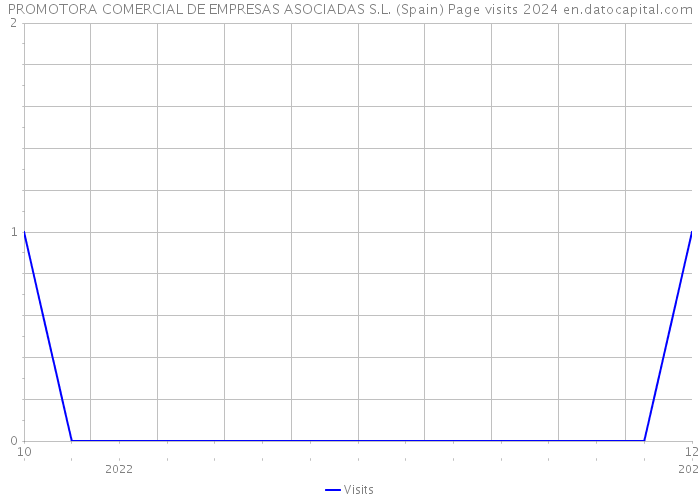 PROMOTORA COMERCIAL DE EMPRESAS ASOCIADAS S.L. (Spain) Page visits 2024 