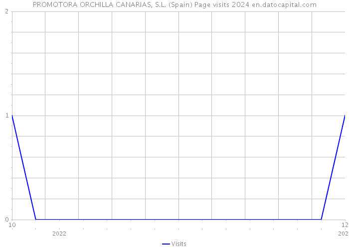 PROMOTORA ORCHILLA CANARIAS, S.L. (Spain) Page visits 2024 