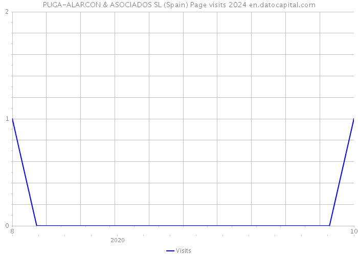 PUGA-ALARCON & ASOCIADOS SL (Spain) Page visits 2024 