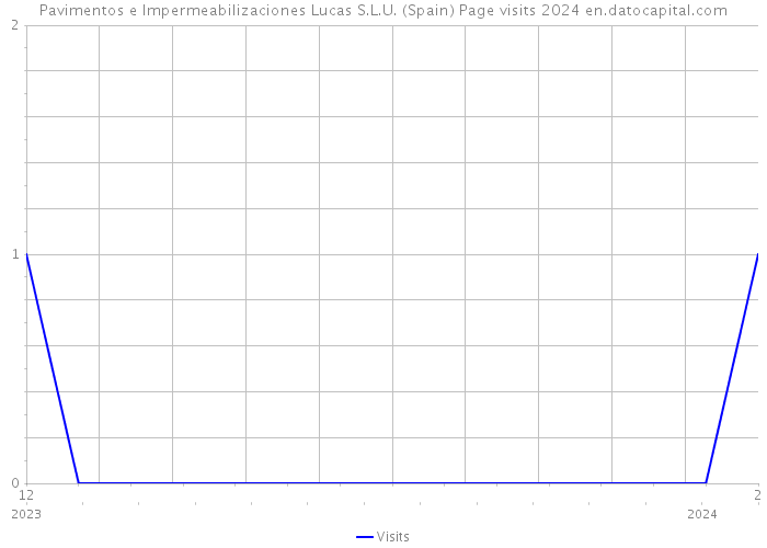 Pavimentos e Impermeabilizaciones Lucas S.L.U. (Spain) Page visits 2024 