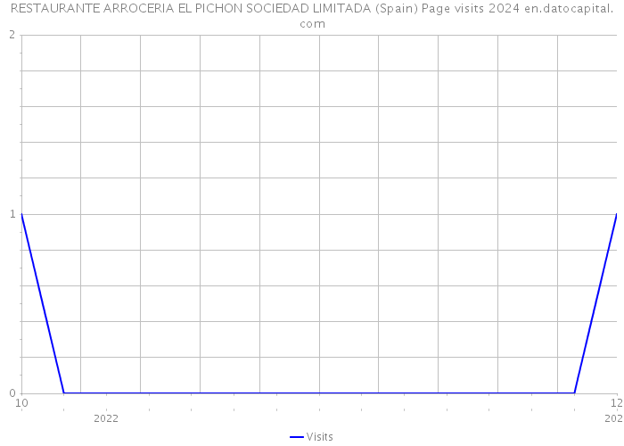 RESTAURANTE ARROCERIA EL PICHON SOCIEDAD LIMITADA (Spain) Page visits 2024 