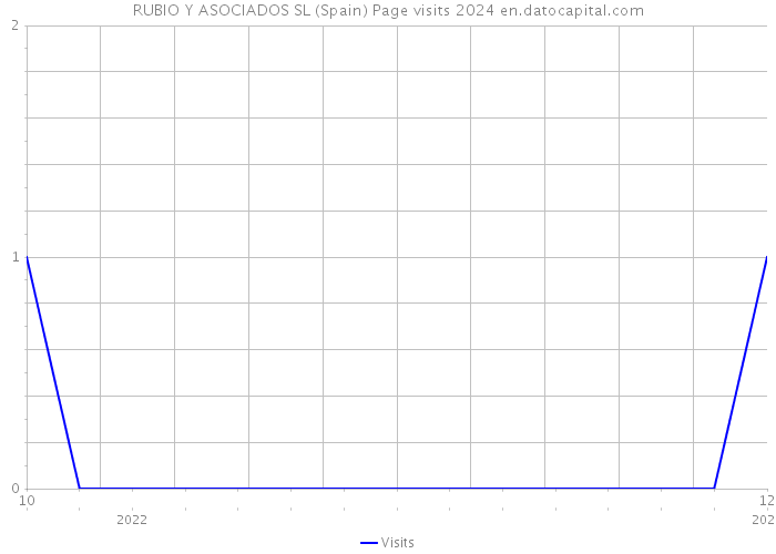 RUBIO Y ASOCIADOS SL (Spain) Page visits 2024 