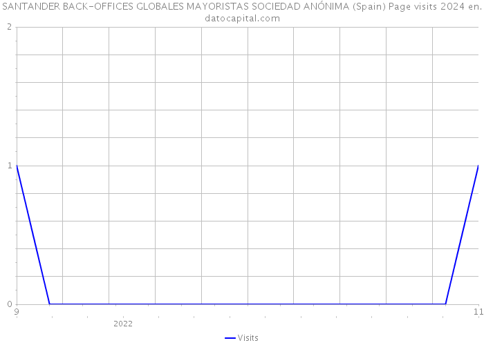 SANTANDER BACK-OFFICES GLOBALES MAYORISTAS SOCIEDAD ANÓNIMA (Spain) Page visits 2024 