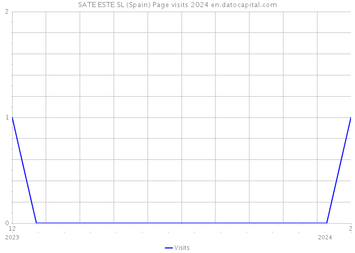 SATE ESTE SL (Spain) Page visits 2024 