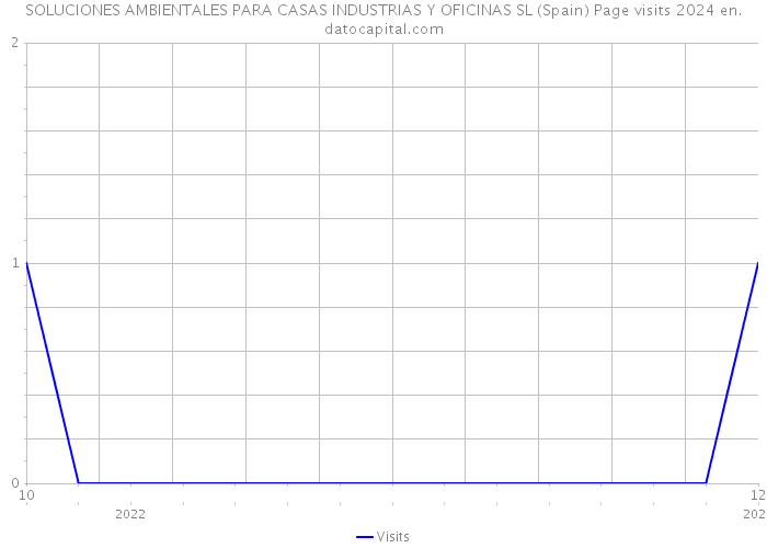 SOLUCIONES AMBIENTALES PARA CASAS INDUSTRIAS Y OFICINAS SL (Spain) Page visits 2024 