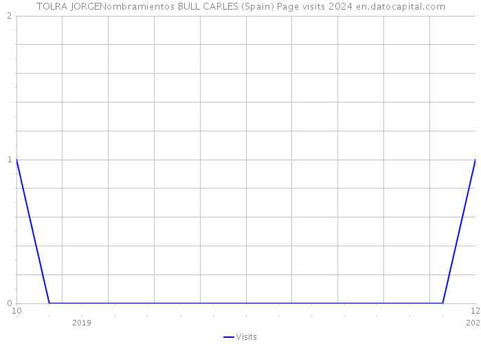 TOLRA JORGENombramientos BULL CARLES (Spain) Page visits 2024 