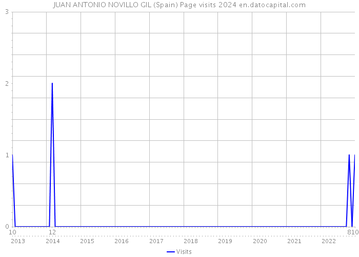JUAN ANTONIO NOVILLO GIL (Spain) Page visits 2024 