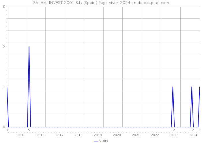 SALMAI INVEST 2001 S.L. (Spain) Page visits 2024 