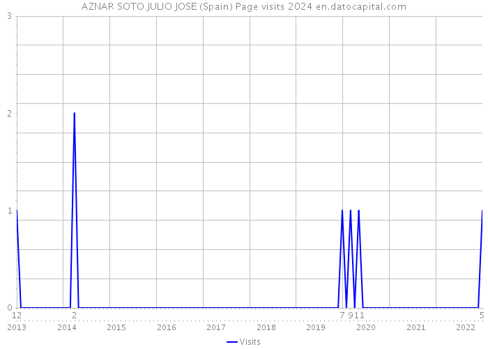 AZNAR SOTO JULIO JOSE (Spain) Page visits 2024 