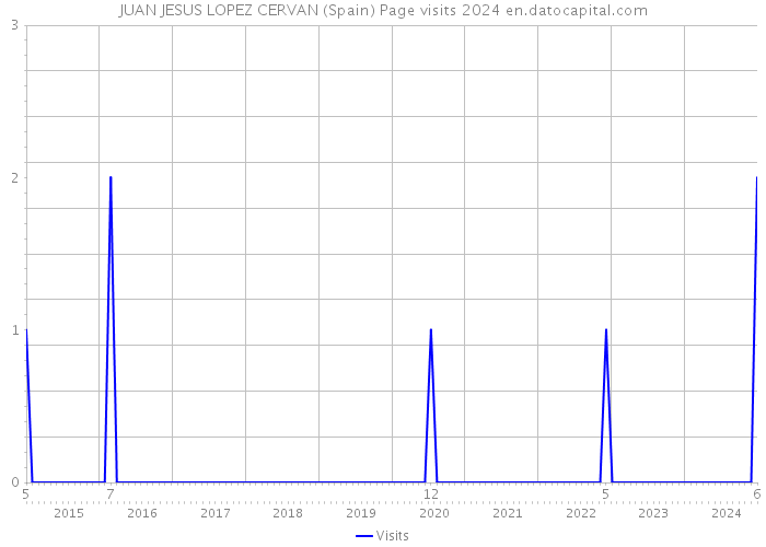 JUAN JESUS LOPEZ CERVAN (Spain) Page visits 2024 