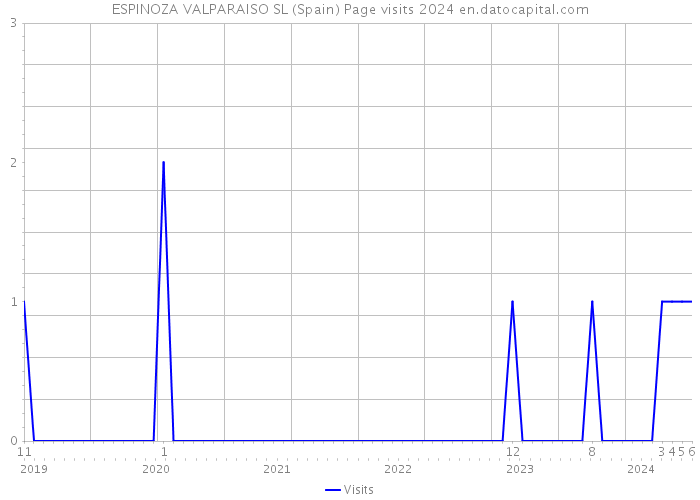 ESPINOZA VALPARAISO SL (Spain) Page visits 2024 