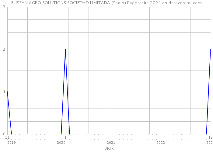 BUSSAN AGRO SOLUTIONS SOCIEDAD LIMITADA (Spain) Page visits 2024 