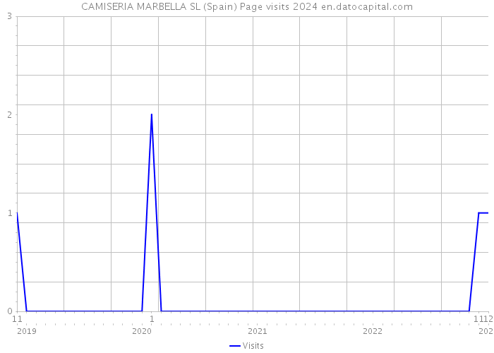 CAMISERIA MARBELLA SL (Spain) Page visits 2024 