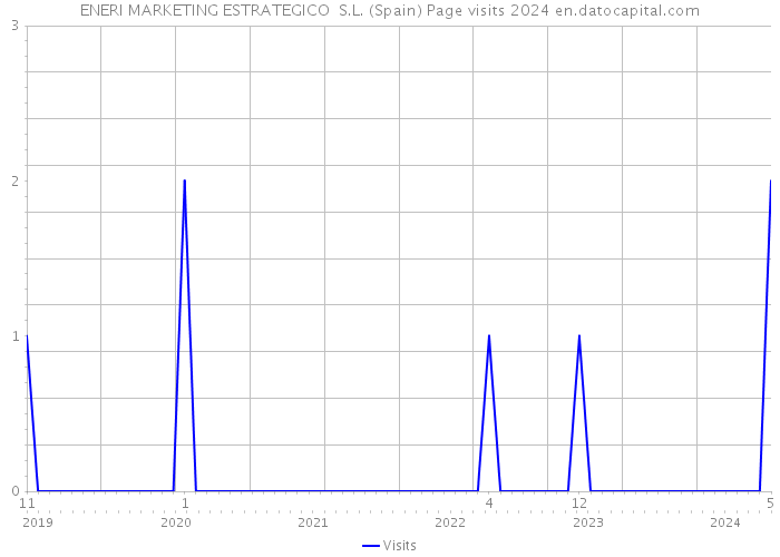ENERI MARKETING ESTRATEGICO S.L. (Spain) Page visits 2024 