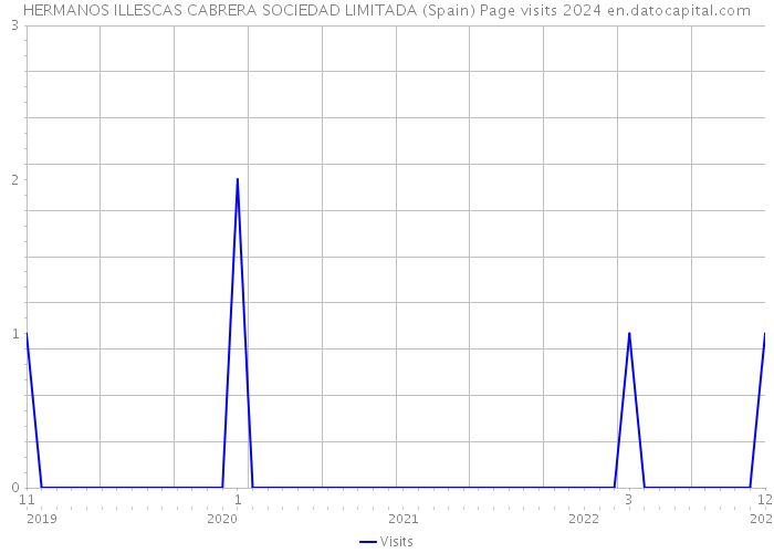 HERMANOS ILLESCAS CABRERA SOCIEDAD LIMITADA (Spain) Page visits 2024 