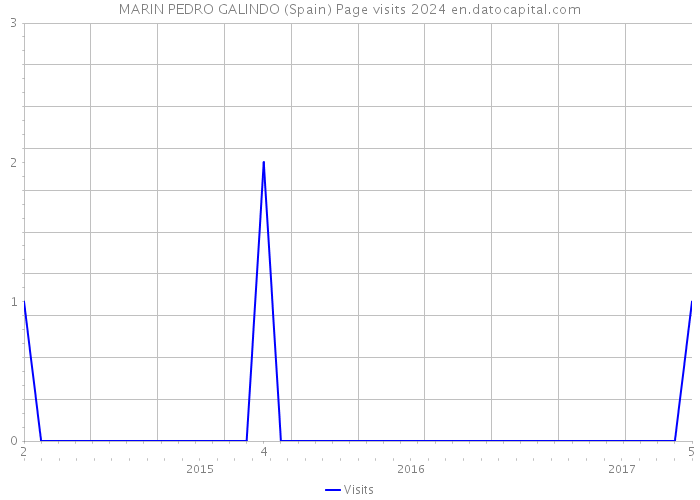 MARIN PEDRO GALINDO (Spain) Page visits 2024 