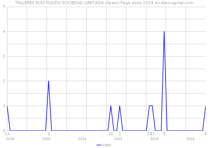 TALLERES RUIZ PULIDO SOCIEDAD LIMITADA (Spain) Page visits 2024 