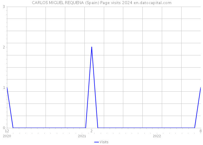 CARLOS MIGUEL REQUENA (Spain) Page visits 2024 