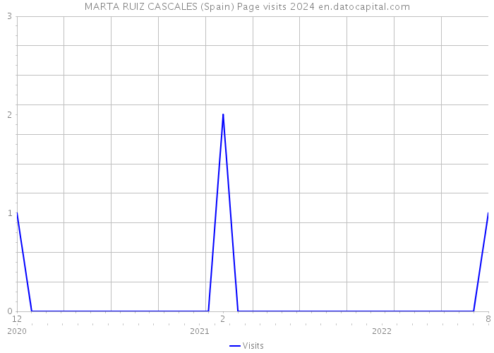 MARTA RUIZ CASCALES (Spain) Page visits 2024 