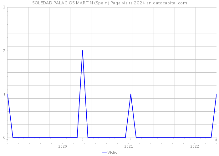 SOLEDAD PALACIOS MARTIN (Spain) Page visits 2024 