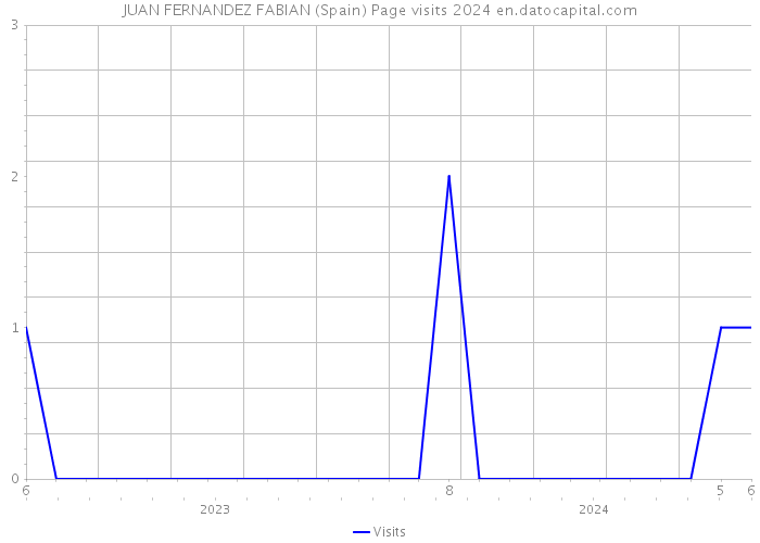 JUAN FERNANDEZ FABIAN (Spain) Page visits 2024 