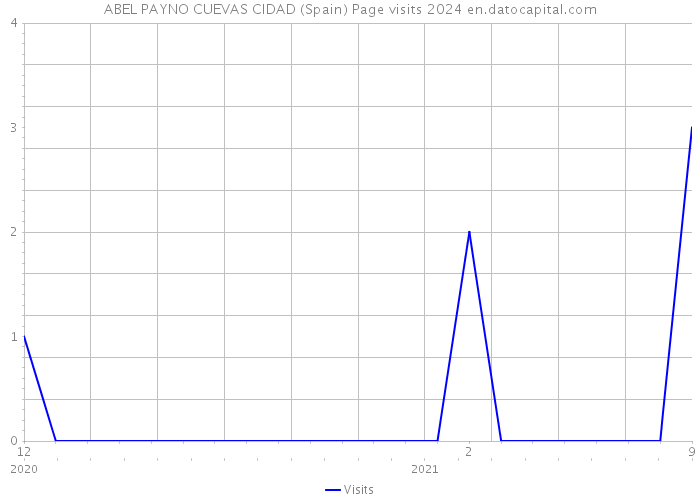 ABEL PAYNO CUEVAS CIDAD (Spain) Page visits 2024 