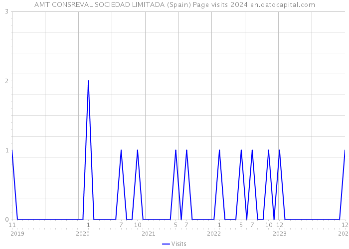 AMT CONSREVAL SOCIEDAD LIMITADA (Spain) Page visits 2024 