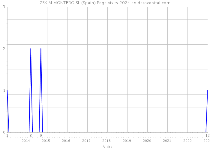 ZSK M MONTERO SL (Spain) Page visits 2024 