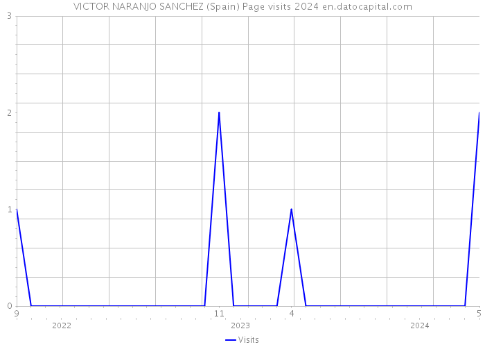 VICTOR NARANJO SANCHEZ (Spain) Page visits 2024 