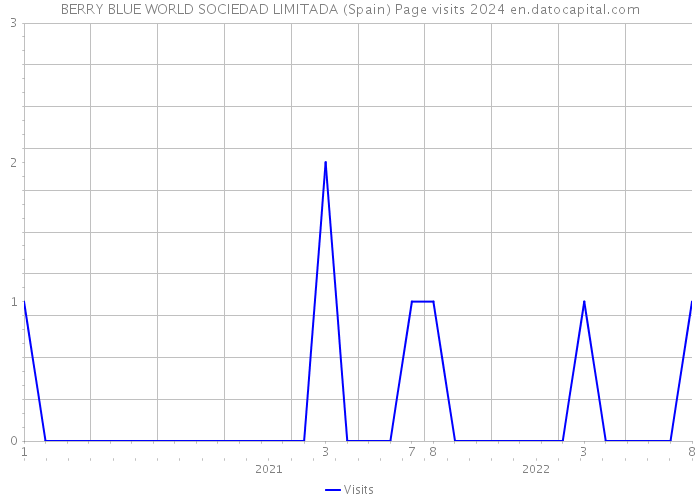 BERRY BLUE WORLD SOCIEDAD LIMITADA (Spain) Page visits 2024 