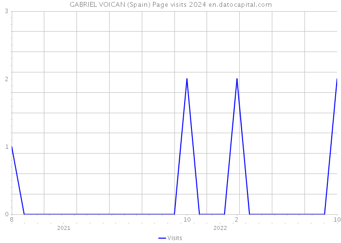 GABRIEL VOICAN (Spain) Page visits 2024 