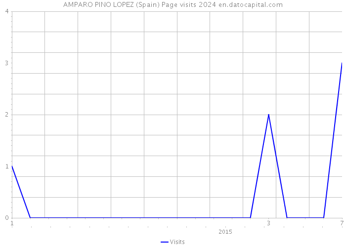 AMPARO PINO LOPEZ (Spain) Page visits 2024 