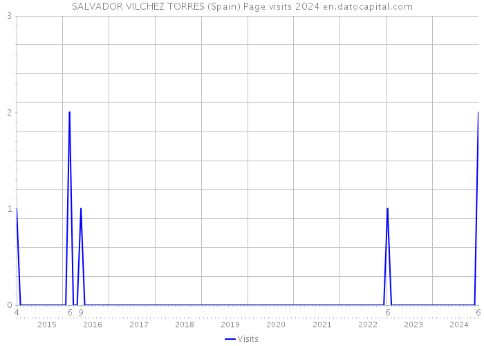 SALVADOR VILCHEZ TORRES (Spain) Page visits 2024 