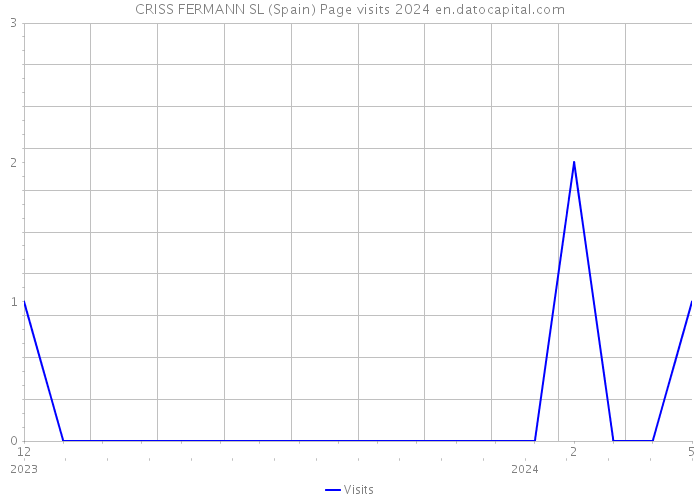 CRISS FERMANN SL (Spain) Page visits 2024 