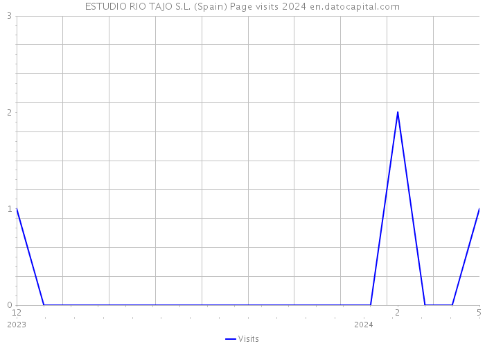 ESTUDIO RIO TAJO S.L. (Spain) Page visits 2024 
