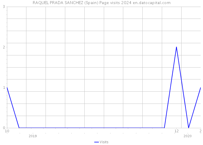 RAQUEL PRADA SANCHEZ (Spain) Page visits 2024 