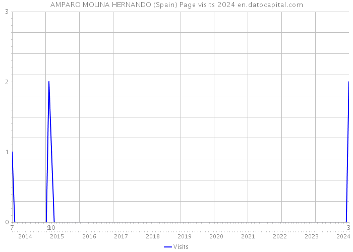 AMPARO MOLINA HERNANDO (Spain) Page visits 2024 