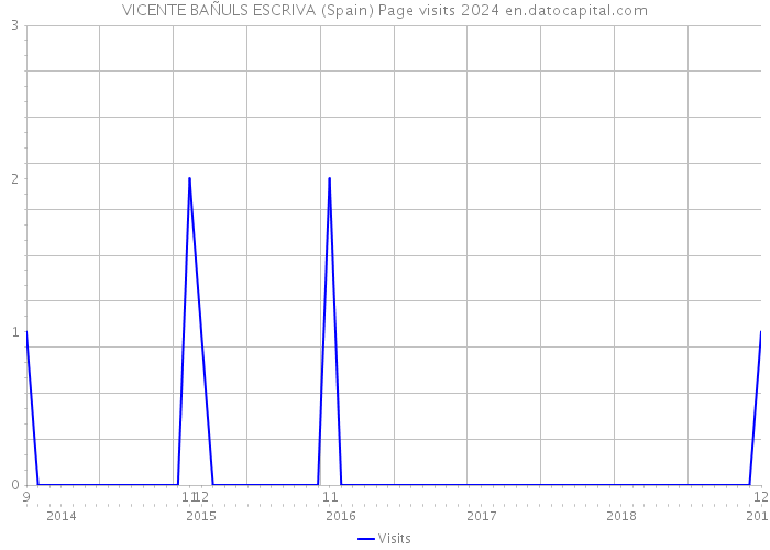 VICENTE BAÑULS ESCRIVA (Spain) Page visits 2024 